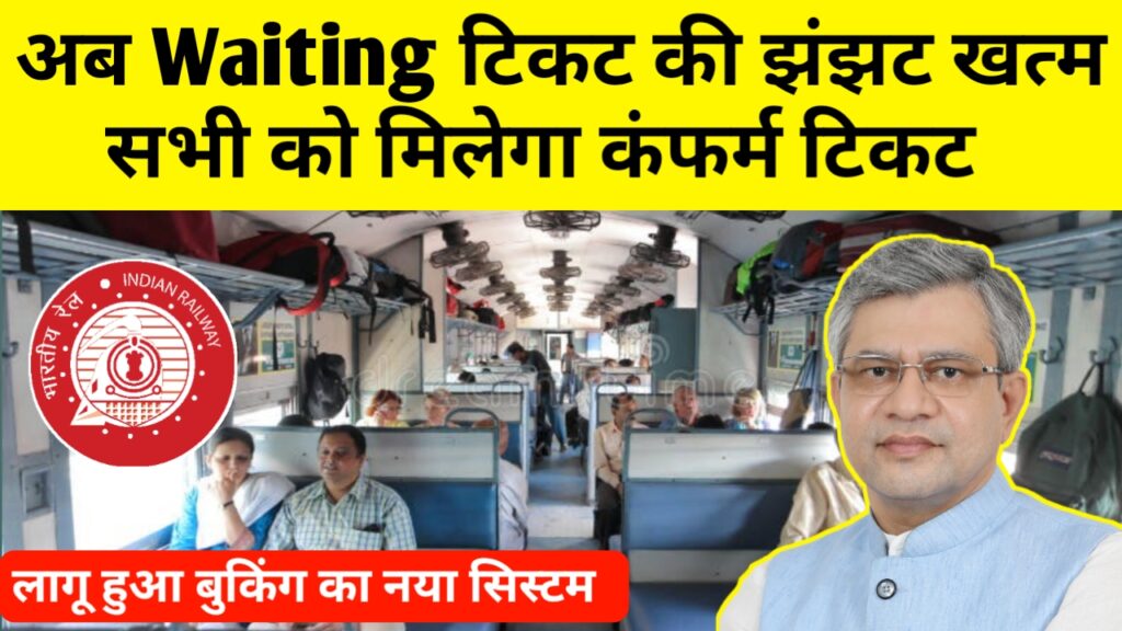 indian railway new booking system for confirm waiting tickets